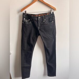 Rock Revival Iselin Black Skinny Stretch Jean🖤